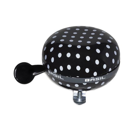 Foto de Basil Timbre Bicicleta - Polkadot Big Bell - black/white dots