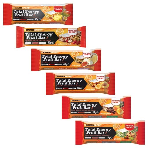 Foto de NAMEDSPORT Total Energy Fruit Bar - Barrita de Carbohidratos - 25x35g