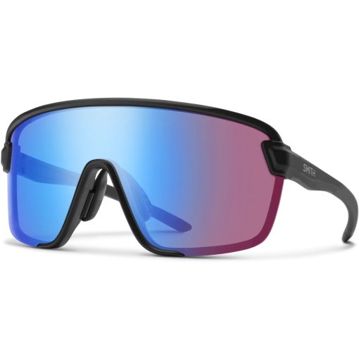 Productfoto van Smith Bobcat ChromaPop Bril - Matte Black / Low Light Rose Blue Mirror + Clear