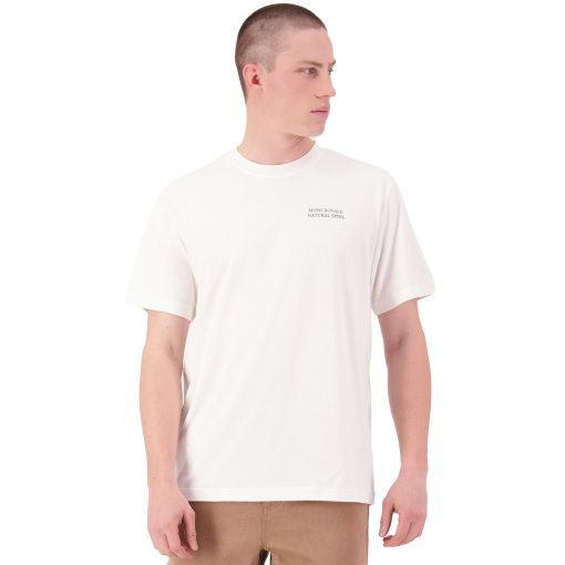 Picture of Mons Royale Yonder Merino Organic Cotton T-Shirt Men - vintage white 1370