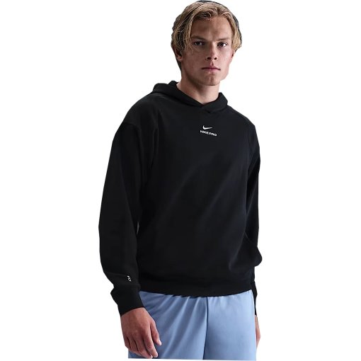 Foto de Nike Sudadera con capucha Hombre - Pro Mid-Layer Training - negro/blanco IB4272-010