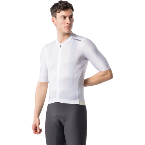 Photo produit de Castelli Giro d&#039;Italia #Giro109 Espresso 2 Maillot à manches courtes pour hommes - white 001