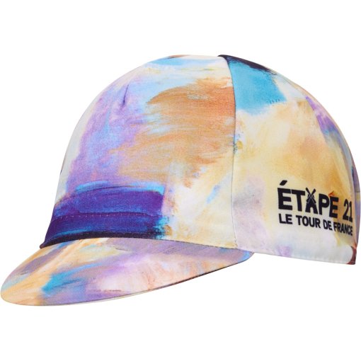 Photo produit de Santini Arrivée Montmartre Casquette de cycliste - Tour de France™ 2026 Collection RE460COTMTMA6TDF - blu BLU