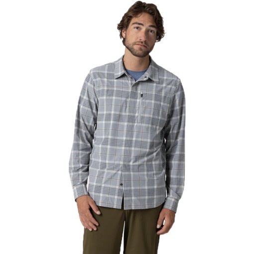 Produktbild von Outdoor Research Astroman Langarmshirt Herren - light pewter plaid