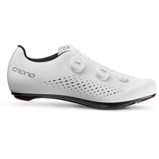 Photo produit de Crono CR2 Chaussures vélo route - White | Full Carbon Sole