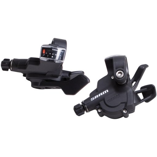 Productfoto van SRAM X3 7-Speed Trigger Shifter - Set 3x7-speed