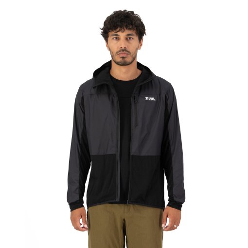 Foto de Mons Royale Chaqueta Cortavientos Hombre - Diversion Merino - negro