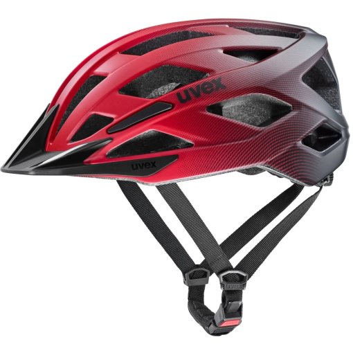 Produktbild von Uvex i-vo 2 Fahrradhelm - red-black matt