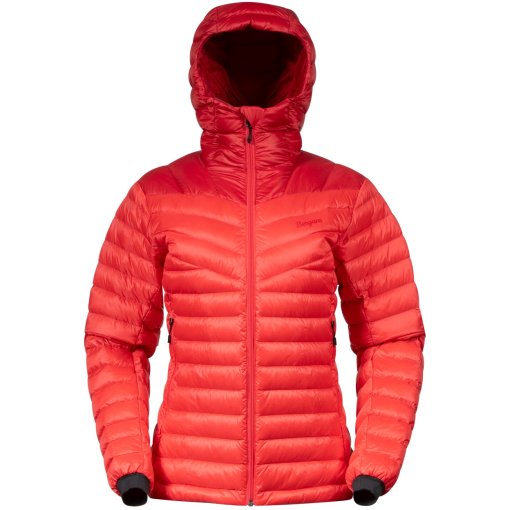 Photo produit de Bergans Veste à Capuche en Duvet Femme - Rabot Light - peachy red/red