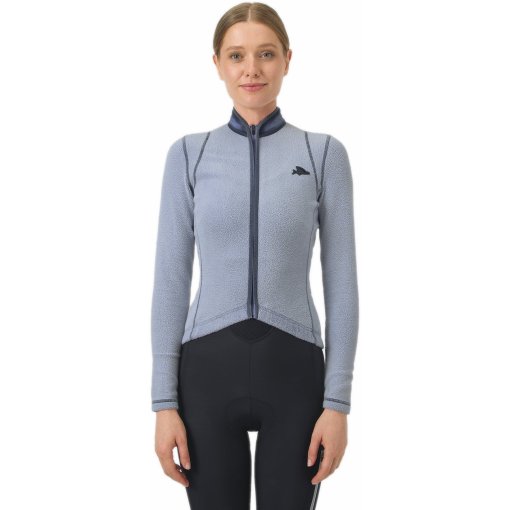 Foto de Café du Cycliste Maillot de Manga Larga Mujer - Emilie - cold dye/denim blue