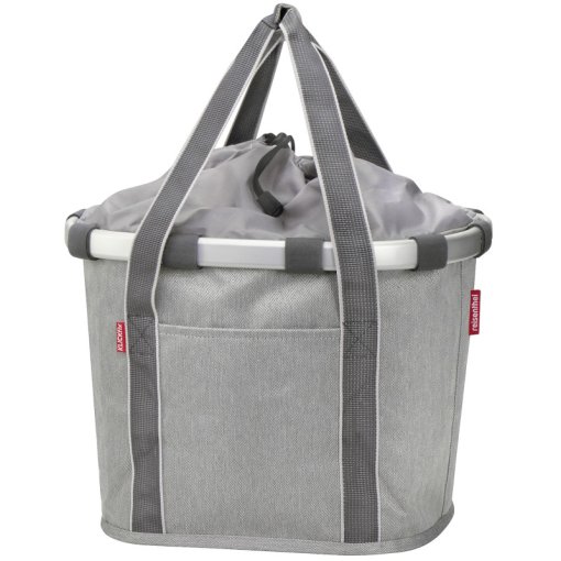 Produktbild von KLICKfix Reisenthel 0303 Fahrradkorb - 15L - heringbone grey