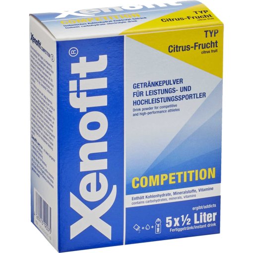 Slika izdelka Xenofit Competition Agrumi – izotonična pijača z ogljikovodiki - 5x42g