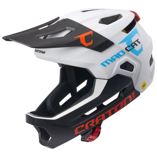 Image de CRATONI MadCat MIPS Casque Vélo Enfant - white-black matt