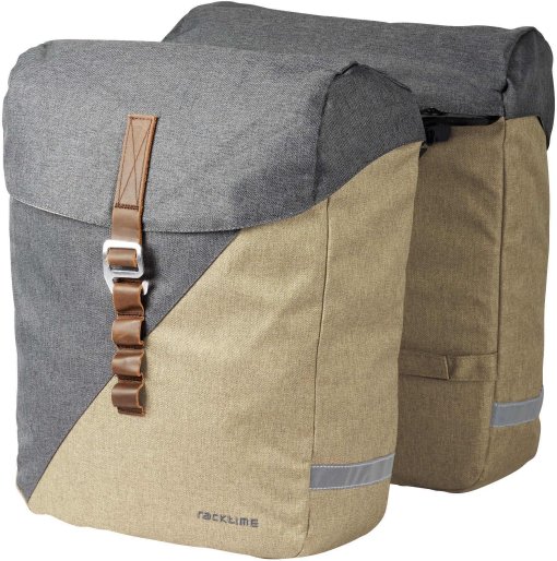 Foto de Racktime Alforja - Heda 2.0 - 2x12L - desert sand/dust grey