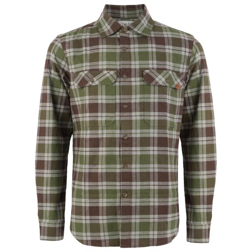 Foto de E9 Camisa de Manga Larga Hombre - Peppino - Brown-Green