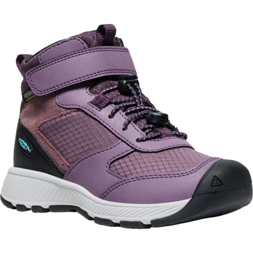 Produktbild von KEEN Skua Mid Waterproof Schuhe Kinder - Black Plum / Plum Perfect