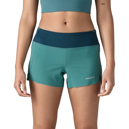 Zdjęcie: Patagonia Strider Pro Szorty 3 1/2&quot; Damskie - Wetland Blue