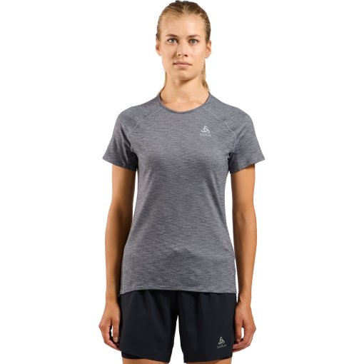 Foto de Odlo Camiseta Trail Running Mujer - X-Alp Performance Wool 115 - grey melange