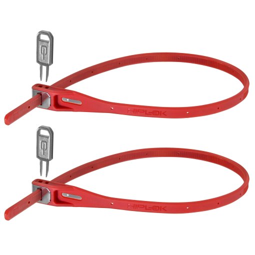 Foto de Hiplok Candado Cable 40cm - Z-Lok - 2 piezas - rojo