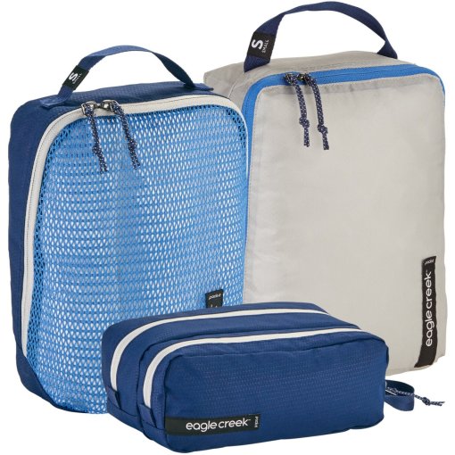 Foto de Eagle Creek Organizadores de Maletas - Pack-It Overnight Set - Aizome Blue Grey