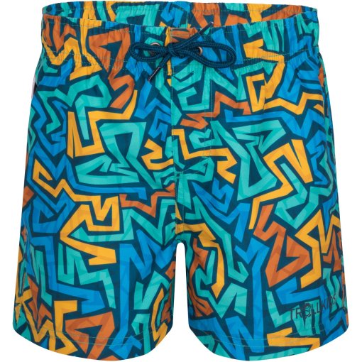 Photo produit de Trollkids Haukland Short de bain pour enfants - Midnight Forest/Aquamarine Green