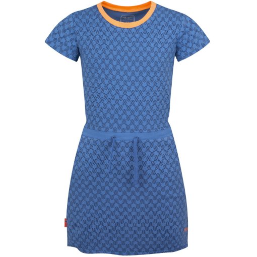 Photo produit de Trollkids Robe Fille - Noresund - Cornflower/Mystic Blue/Coral Haze