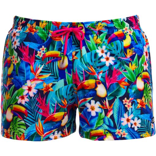 Photo produit de Funky Trunks Short de Bain Homme - Shorty Shorts - Birdie Wordie