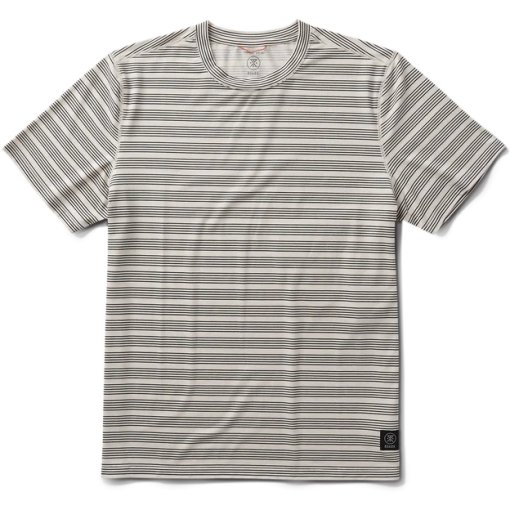 Photo produit de Roark UPF Expedition T-shirt à manches courtes pour hommes - Striped Bone