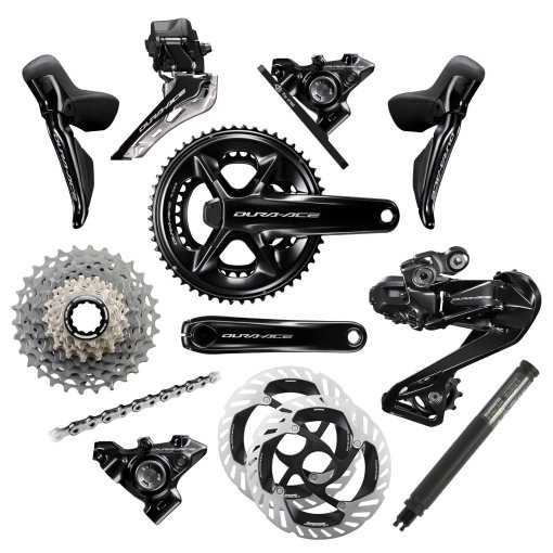 Productfoto van Shimano Dura Ace R9200 Powermeter Schakelgroep - Di2 | 2x12 versnellingen