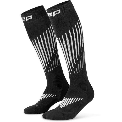 Zdjęcie: CEP Core Run Merino Tall Skarpety Kompresyjne Mężczyźni - black/white
