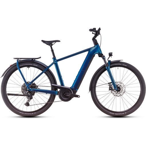 Photo produit de CUBE VTC Électrique - KATHMANDU HYBRID EX 800 - 2025 - electricblue / chrome