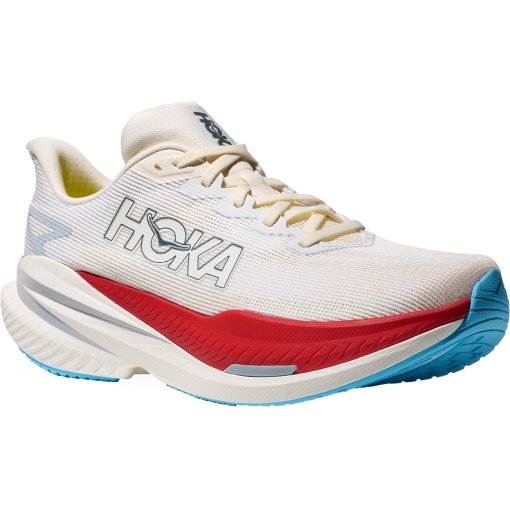 Kuva tuotteesta Hoka Mach X 3 Juoksukengät Miehet - white / alabaster