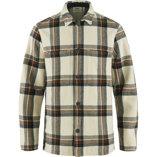 Foto de Fjällräven Chaqueta Hombre - Singi Flannel - chalk white/dark navy