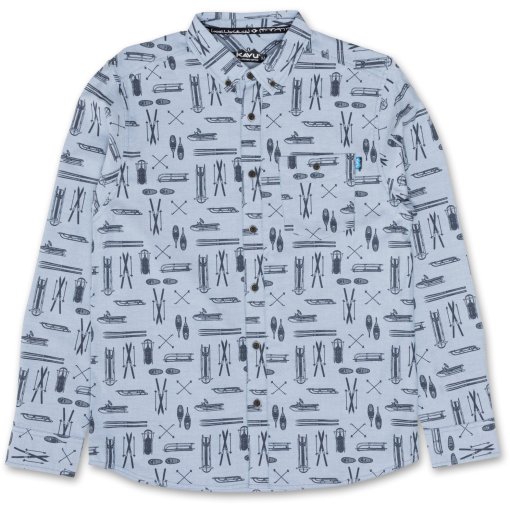 Foto de KAVU Juan Camiseta de manga larga para hombre - Snow Pack