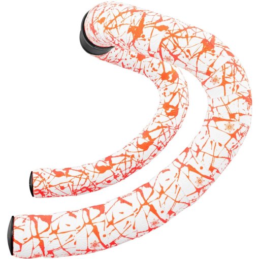 Produktbild von Supacaz Super Sticky Kush Splat Limited Lenkerband - White / Neon Orange
