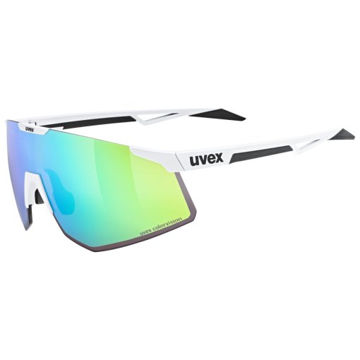 Foto de Uvex Gafas - pace perform small CV - white matt/mirror green colorvision