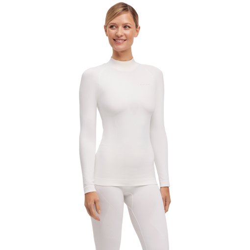 Produktbild von Falke Warm Rollkragen-Langarmshirt Damen - weiß 2860