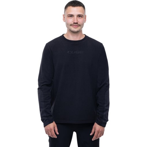 Foto de CUBE Maillot de Manga Larga Polar Hombre - MTB - negro