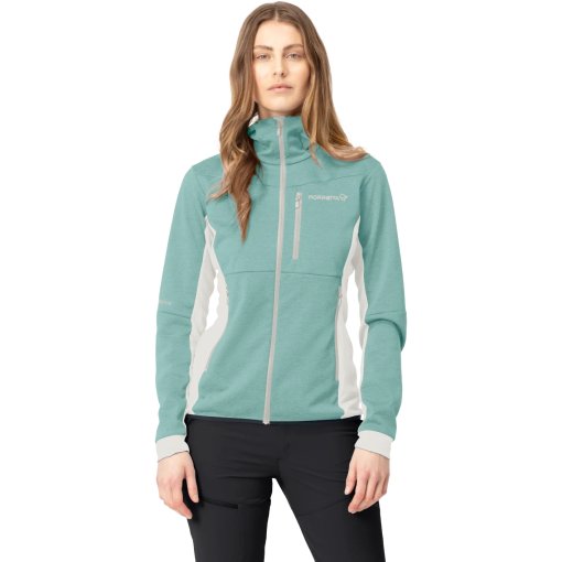 Foto de Norrona Chaqueta Mujer - falketind warm2 Octa Hood - Malachite Green