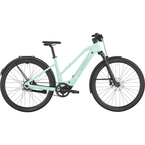 Foto de SCOTT Bicicleta Urbana Eléctrica - PASSAGE 10 Belt Slope - 2026 - mint green