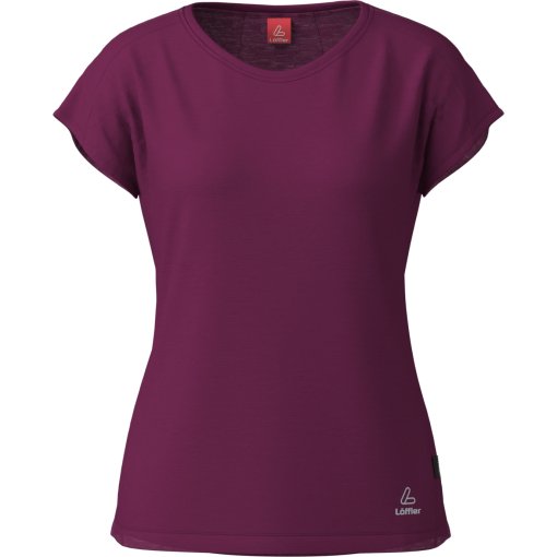 Immagine prodotto da Löffler Maglietta Sciolta Donna - Merino-Tencel™ - bordeaux 519