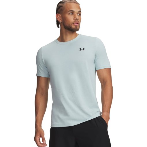 Photo produit de Under Armour Tee-shirt à Manches Courtes Homme - UA Vanish Elite Seamless - Enamel Blue/Ultimate Black