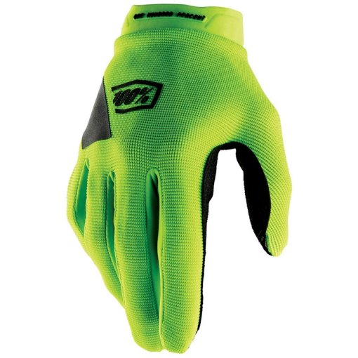 Foto de 100% Guantes Ciclismo Hombre - Ridecamp - fluo yellow
