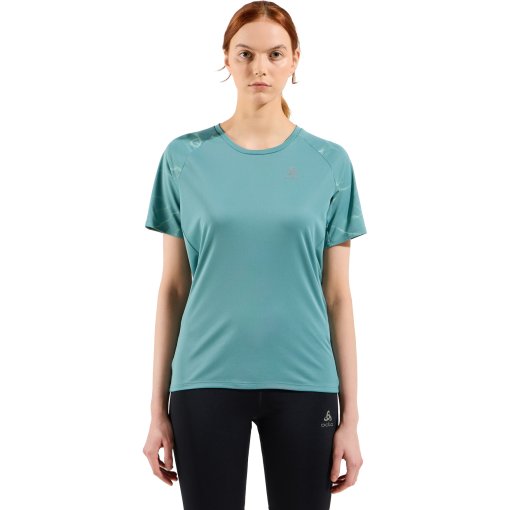 Foto de Odlo Camiseta Running Mujer - Essentials Print - arctic