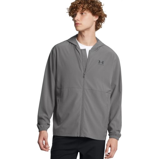 Foto de Under Armour Chaqueta Cortavientos Hombre - UA Vibe Woven - Castlerock/Negro