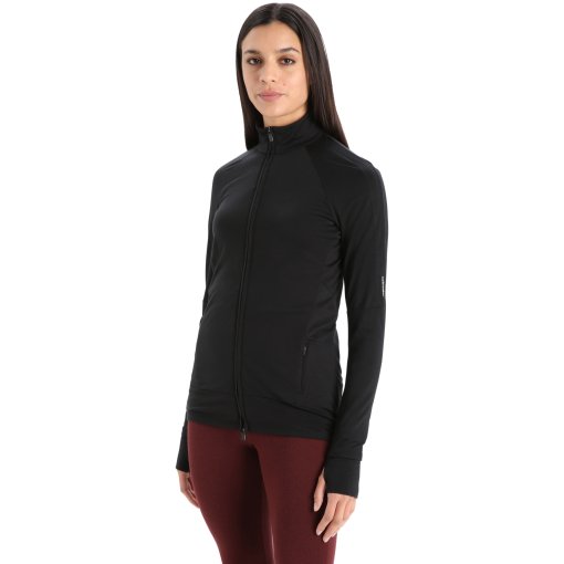 Photo produit de Icebreaker Veste Femme - ZoneKnit™ - Noir