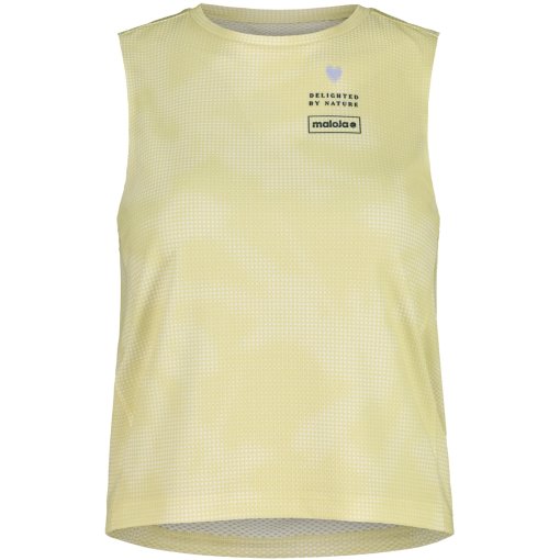 Photo produit de Maloja Débardeur Femme - WallbergM. Gravel - moonlight iris grid 1270