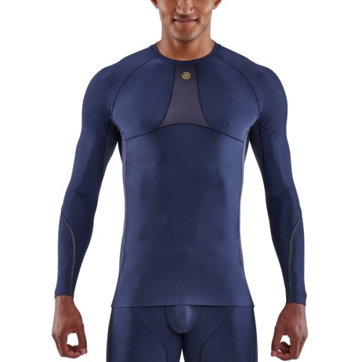 Foto de SKINS Camiseta de Manga Larga Hombre - 5-Series - Navy Blue