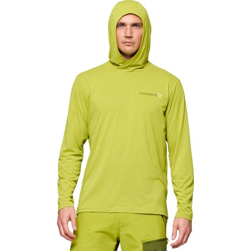 Produktbild von Norrona femund tech Kapuzenshirt Herren - Golden Lime