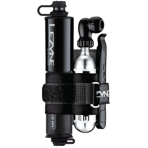 Productfoto van Lezyne CNC Pocket Drive HV - Minipomp incl. hendelset &amp; CO2-patroon - glossy black